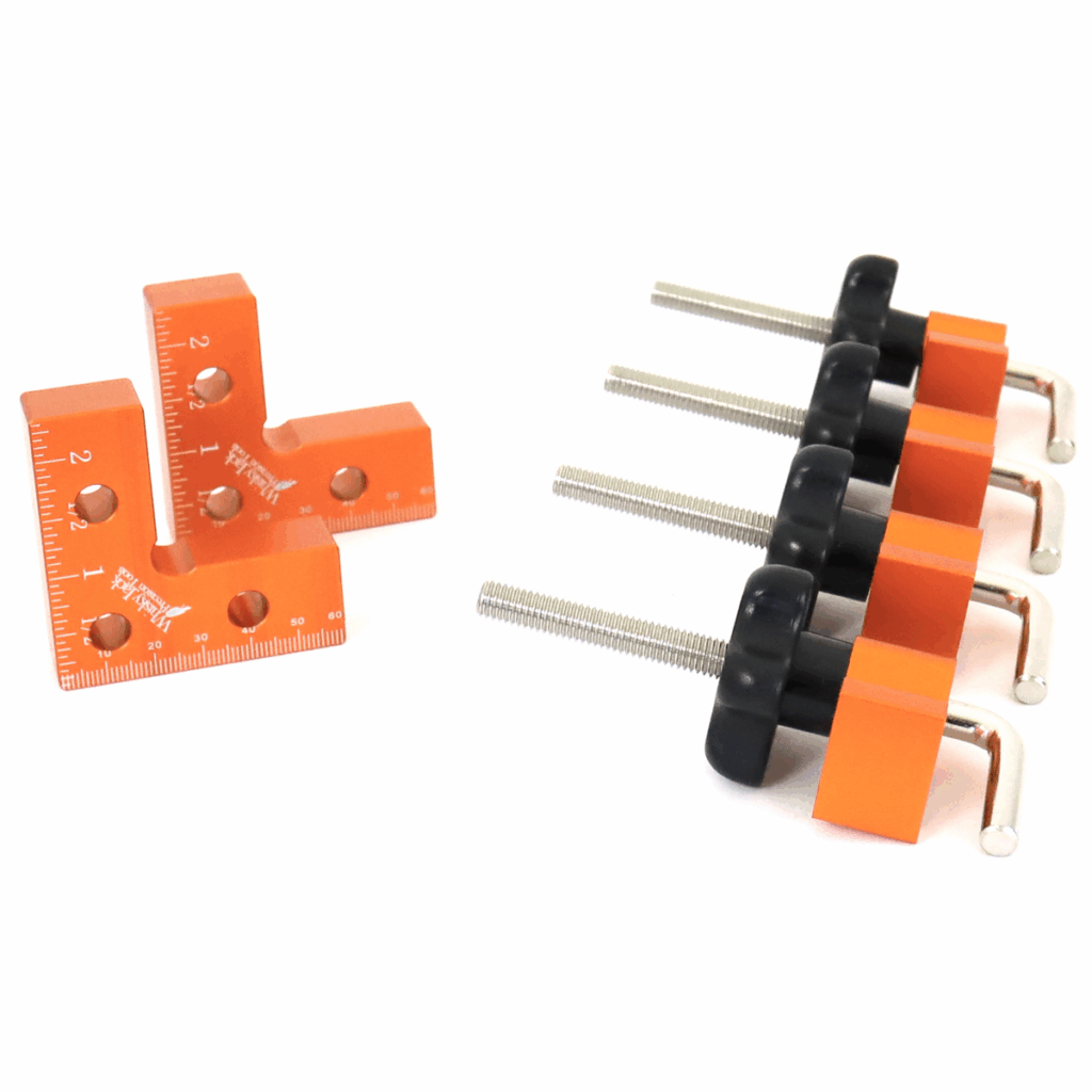 WJ10-238 Whisky Jack 2 3/8" Mini Corner Clamping Kit (2/Kit)