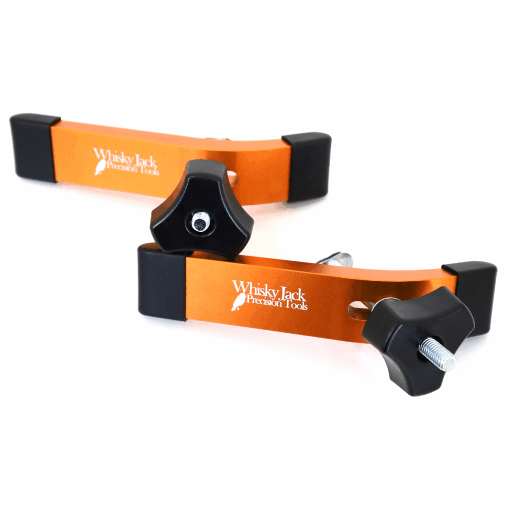 WJ25-101 Whisky Jack 2-Piece Hold-Down Clamp Set (Fits T-Track Or Miter Track)