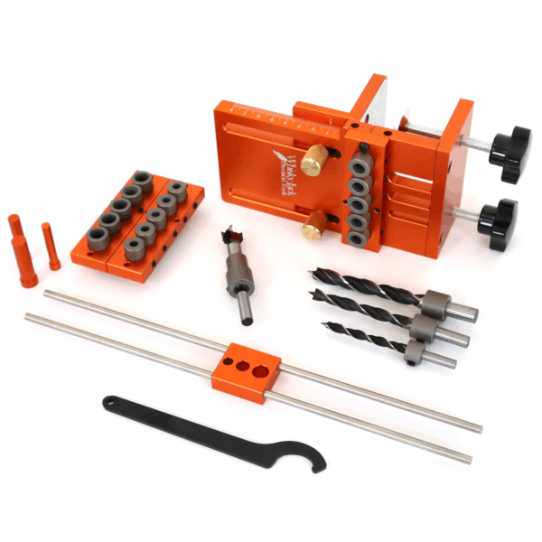 WJ50-303 Whisky Jack Deluxe Self Centering Dowelling Jig Kit