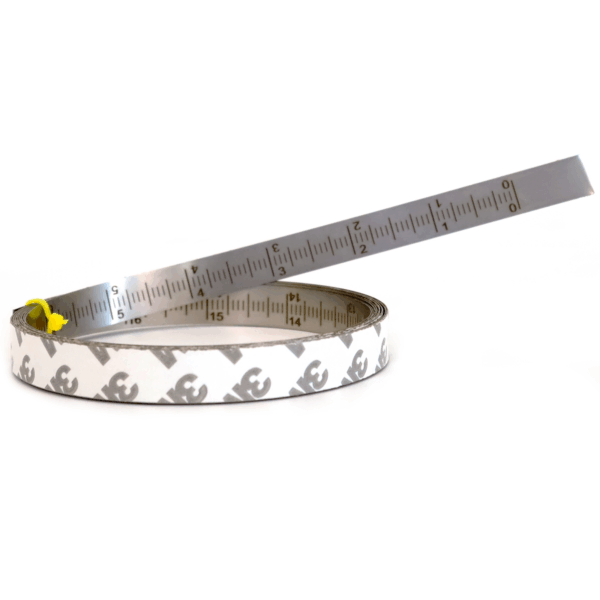 WJ50-724 Whisky Jack 24" Stainless Steel Imperial Self-Adhesive Ruler