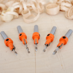 WJ70-502 Whisky Jack 5 Piece Carbide Countersink Drill Set