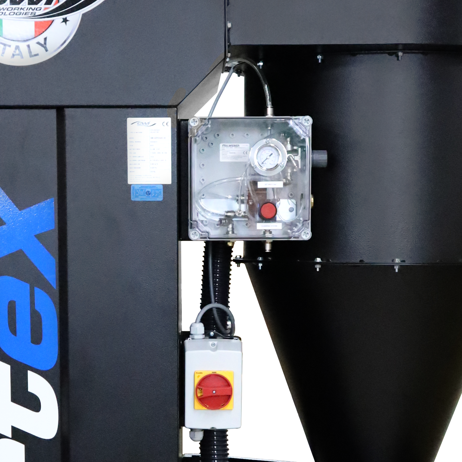 CWI-DCP350H-VC DustFX 3 HP Vortex Cyclone Dust Collector