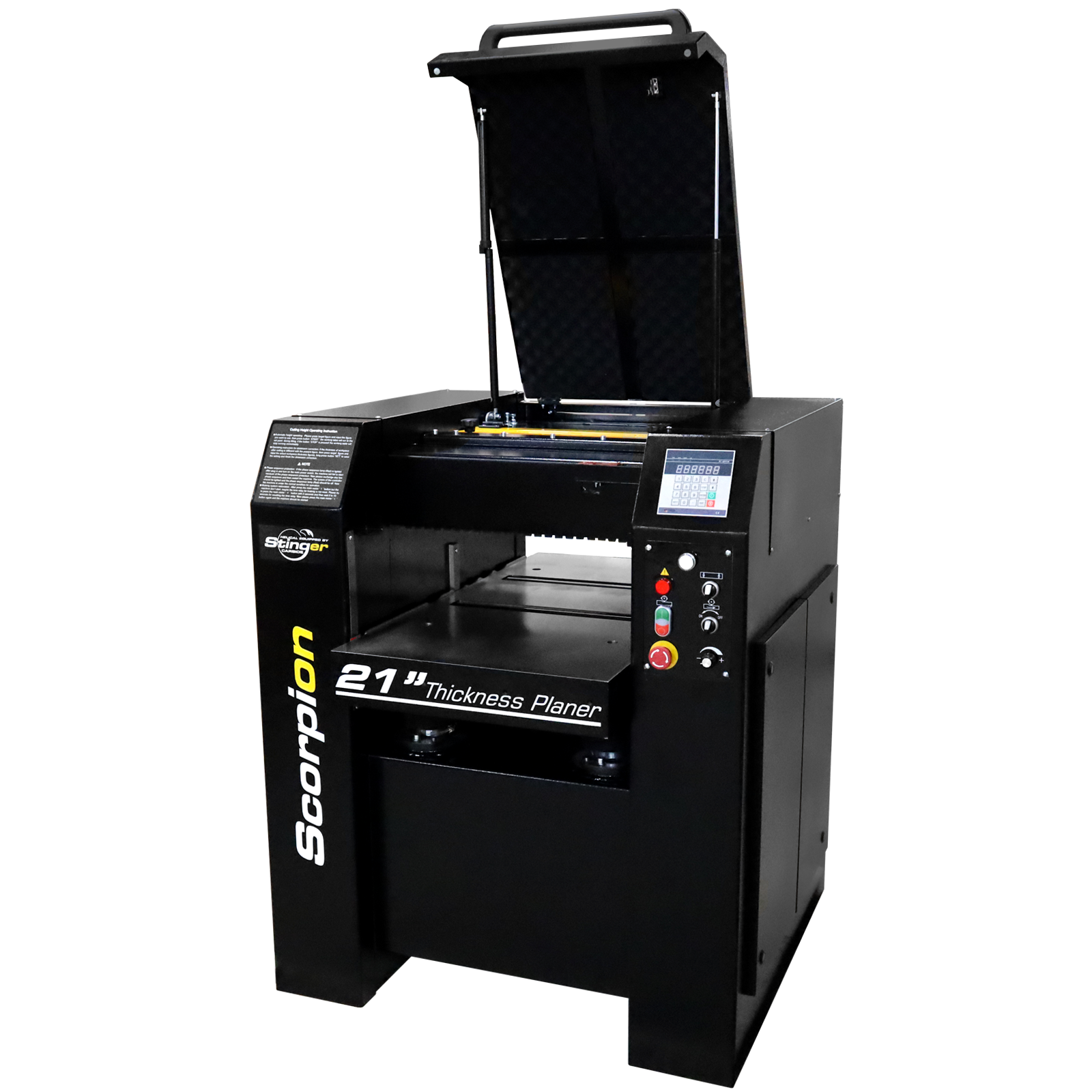 Scorpion 21" Vari-Speed 7.5 HP Helical Thickness Planer (1-Phase) - Image 4