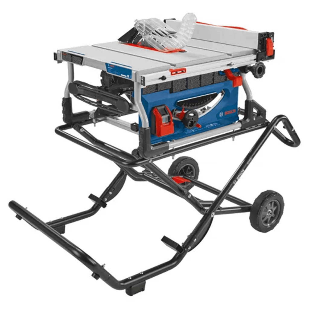 GTS15-10 Bosch 10" Jobsite Table Saw with Gravity-Rise Wheeled Stand