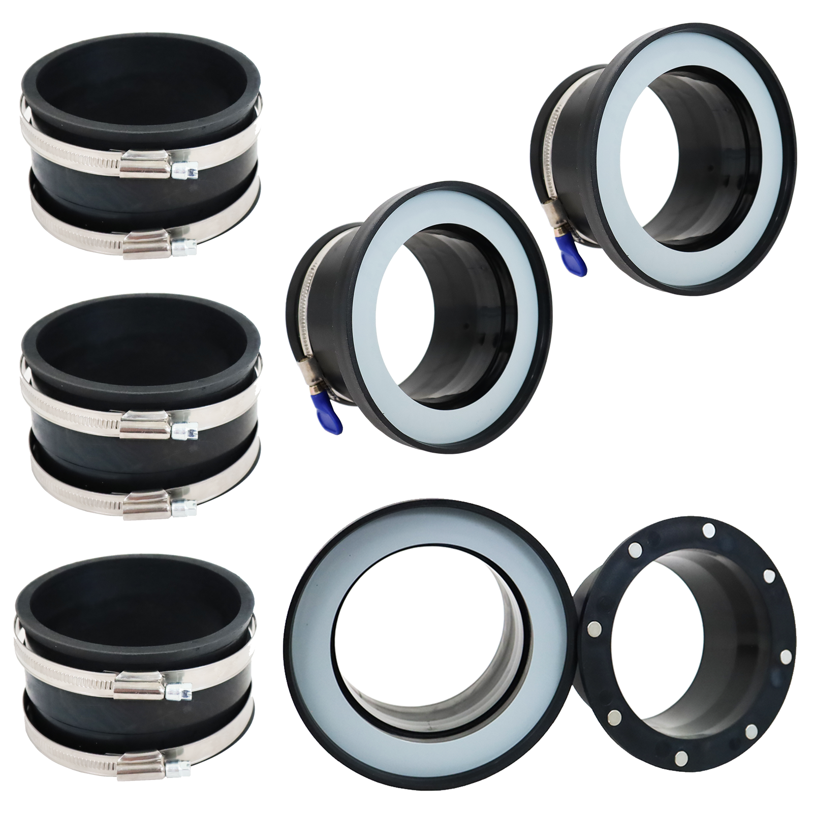 W2096 DustFX 4" Magnetic Quick Connect Set