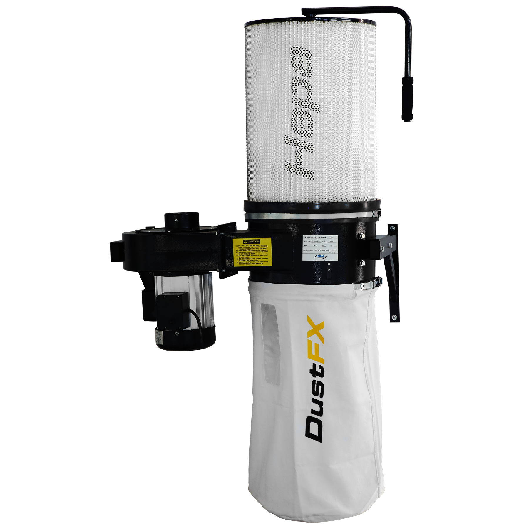 CWI-DC100-WM DustFX 1HP HEPA Wall-Mount Dust Collector
