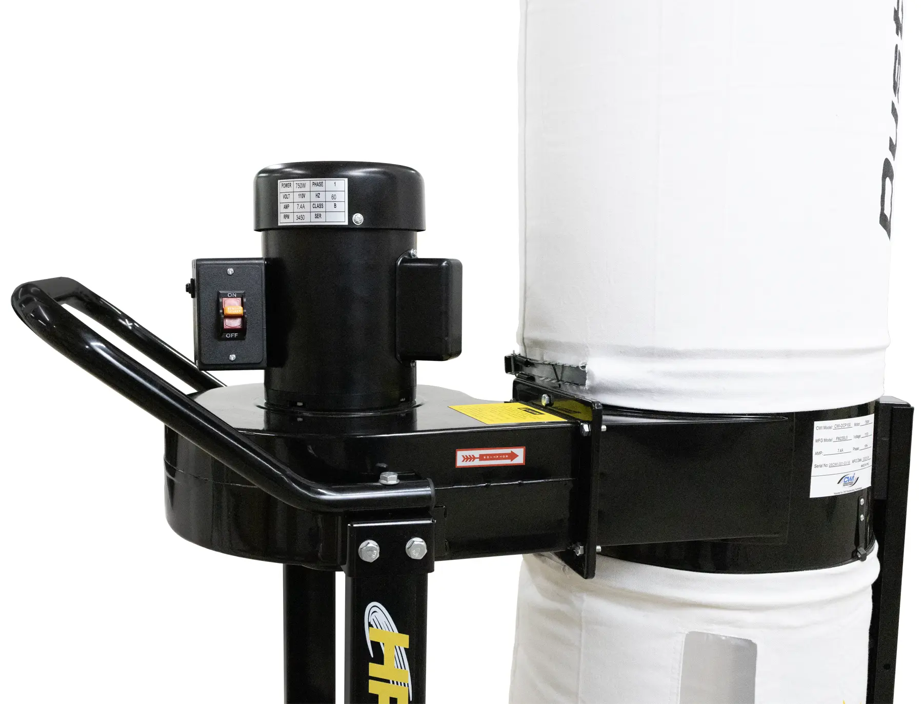 DustFX HR Series 1HP 2 Micron Dust Collector - Image 3