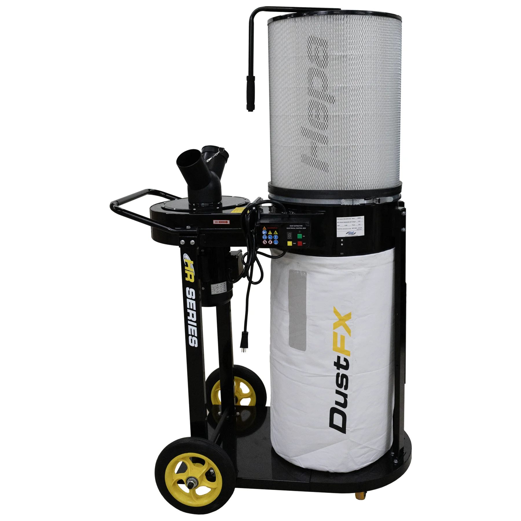 DustFX HR Series 1.75HP HEPA Dust Collector - Image 2